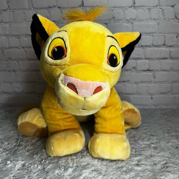 Disney The Lion King Young Simba Plush Large Stuffed Animal Toy Kids Playtime - Picture 1 of 8